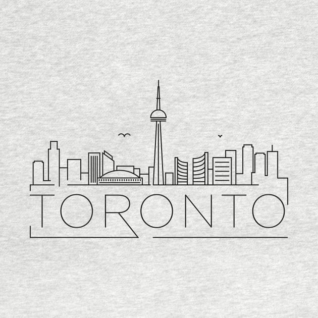 Toronto Minimal Skyline by kursatunsal